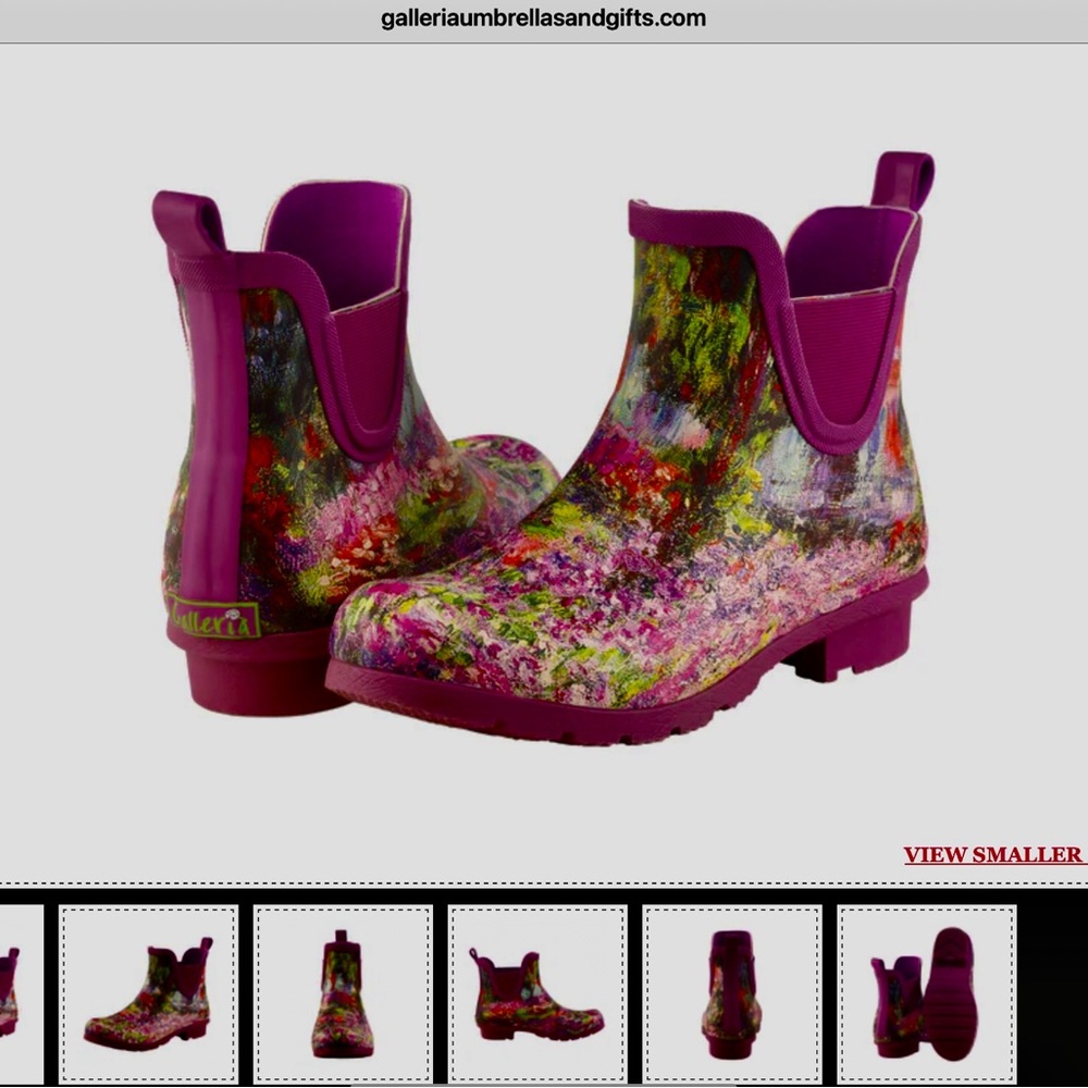 Galleria Enterprises Purple Winter Rain Boots